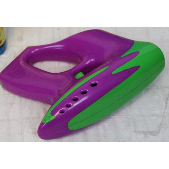 1999 Tootsie Toy Mr Bubbles Endless Blower Gun Toy Purple Party Summer Fun - Picture 3 of 9